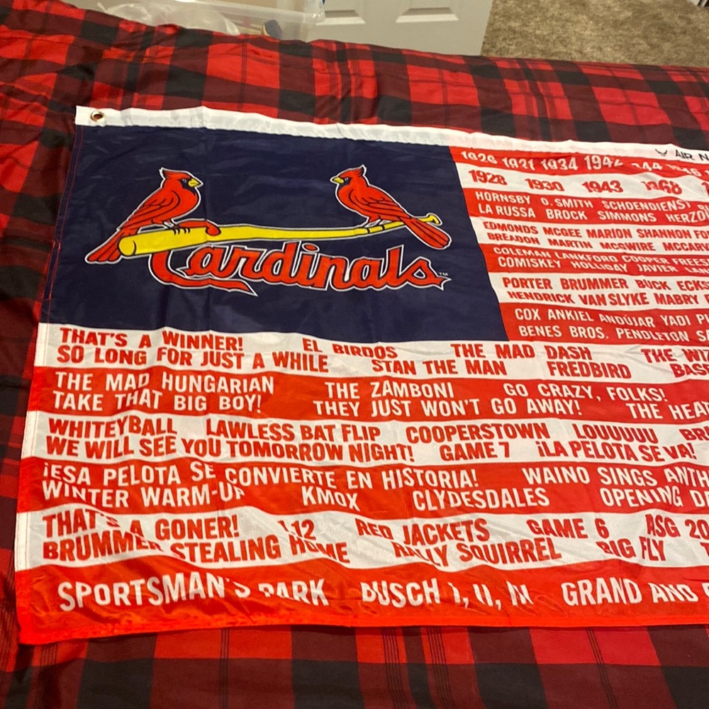 St Louis Cardinals Air National Guard collectors flag.3ft x 5ft